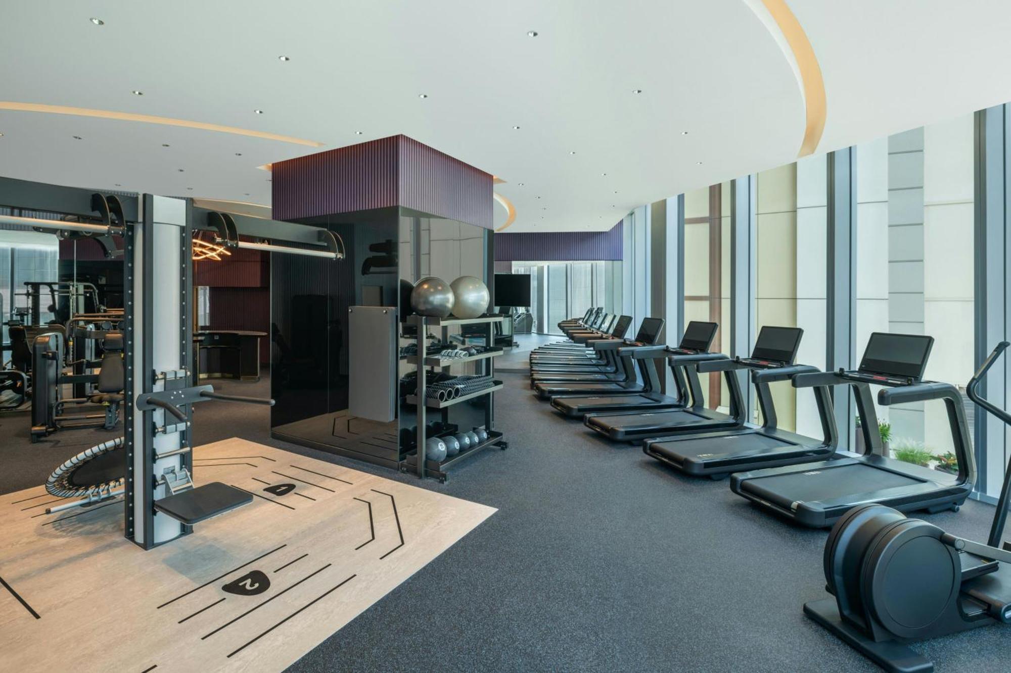 W Macau - Studio City Exteriér fotografie The gym at The Hari