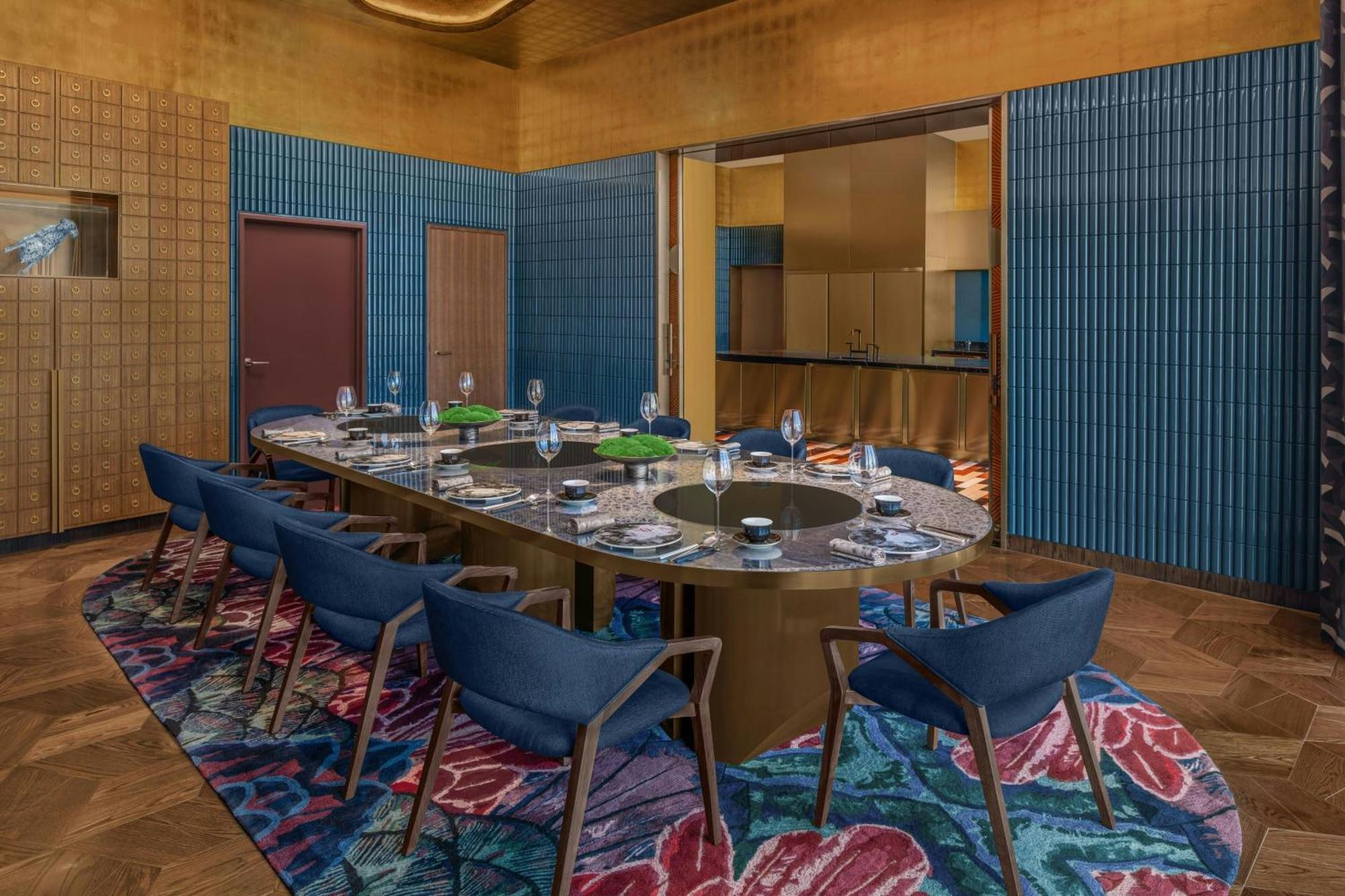 W Macau - Studio City Exteriér fotografie Private dining room at the restaurant
