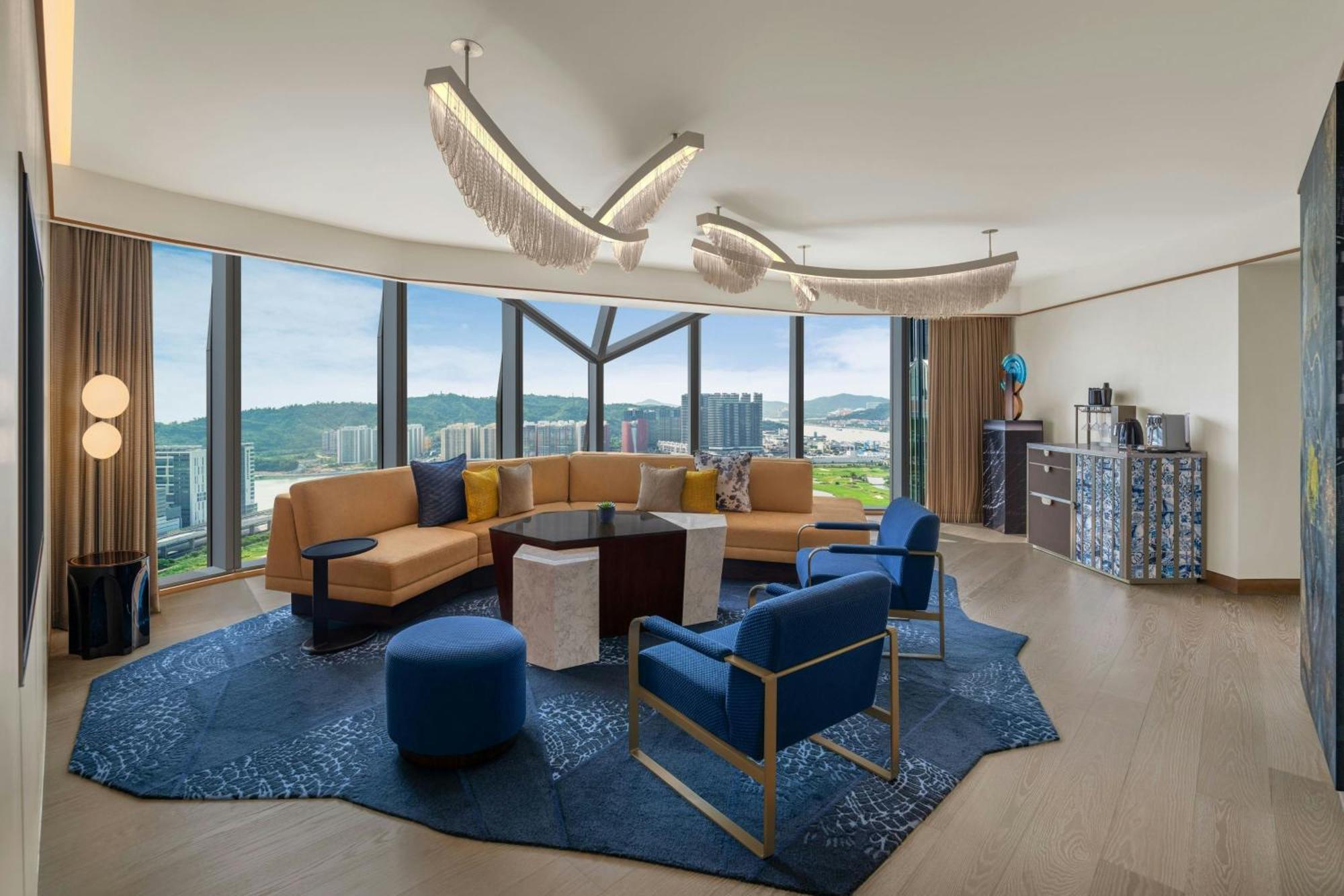 W Macau - Studio City Exteriér fotografie The Living Room at the Westin Hong Kong